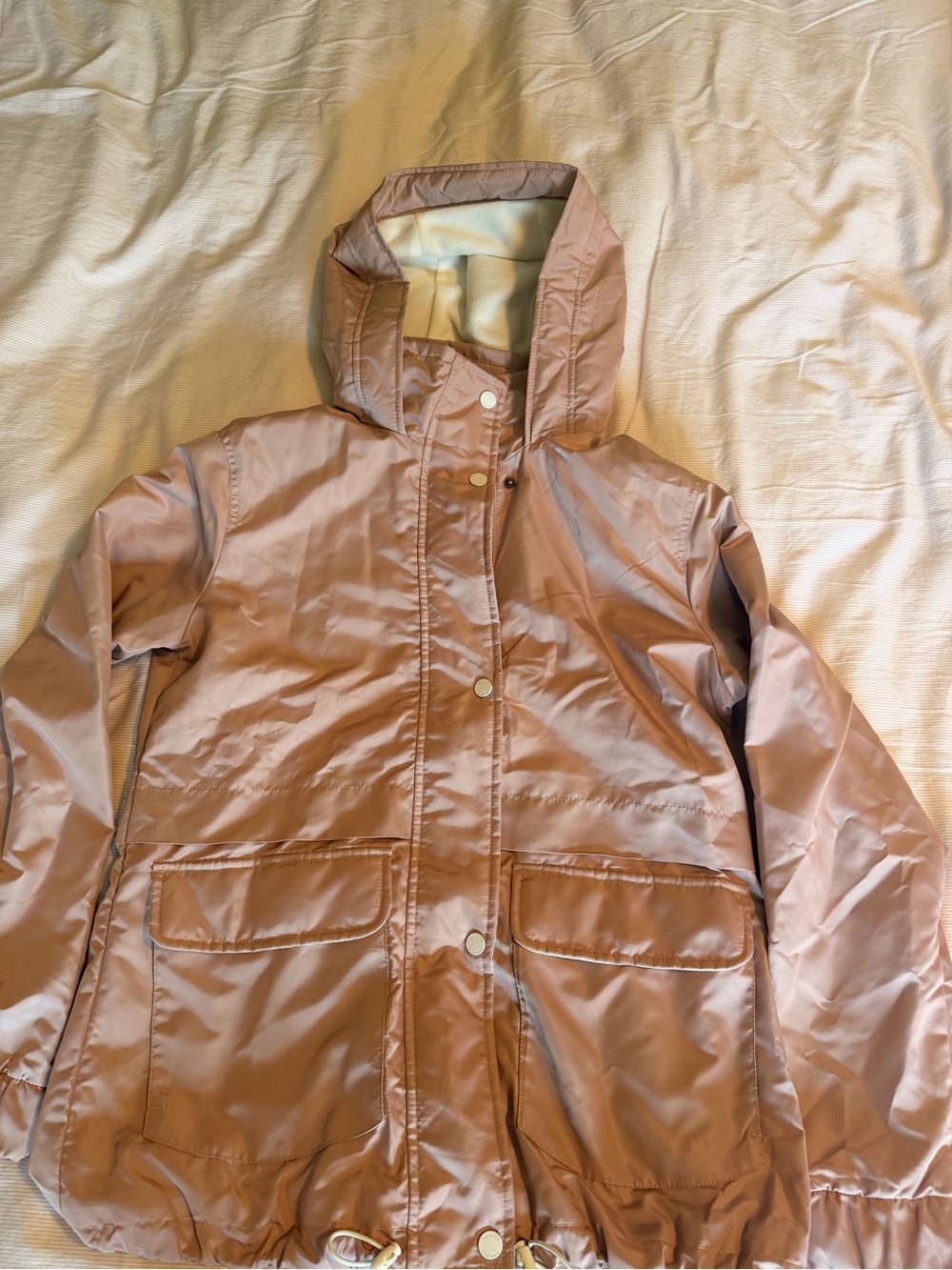 Women's pink raincoat